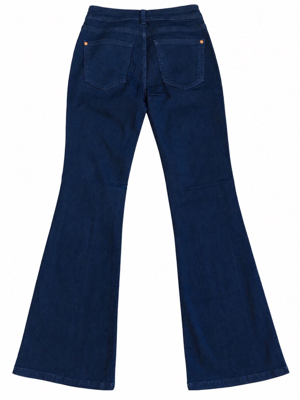 Anthropologie Icon Low Rise Flare Jeans 26 Pilcro Dark Wash Blue Cotton NWOT - Picture 7 of 13